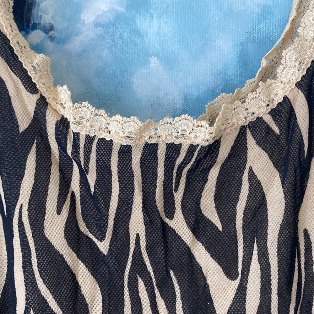 Cosabella Animal Print & Lace Camisole - Picture 2 of 5